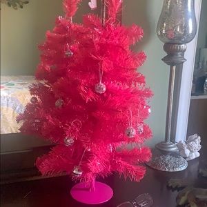 24” Pink Christmas Tree